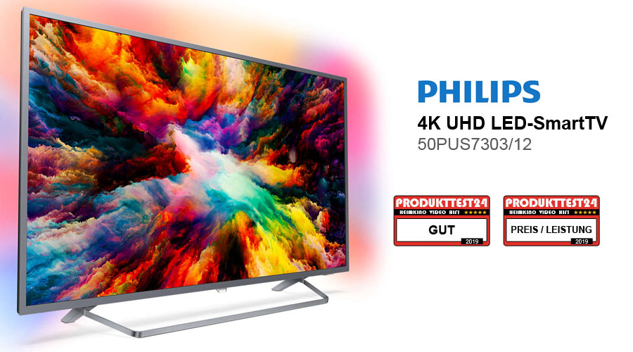 Im Test: Philips 50PUS7303/12 Ultra HD Fernseher mit Ambilight - Produkttest24.com Test und Rezensionen zu Elektronik Produkten