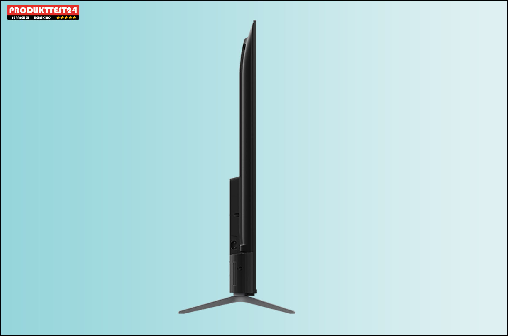 Der TCL 65PF650 ist 7,3 cm dick.